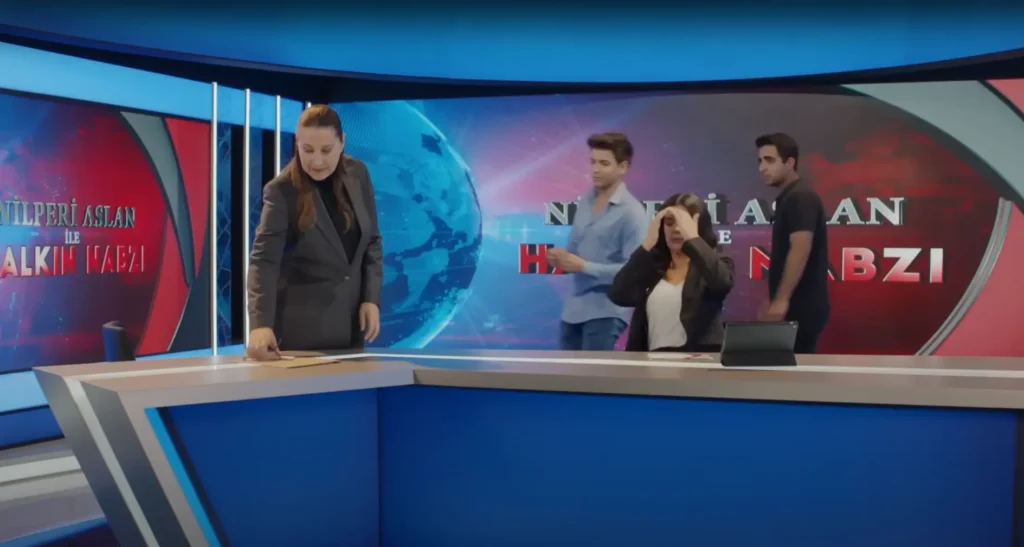 Lighting setup in Vision Studios’ Studio 2 for ALDATMAK